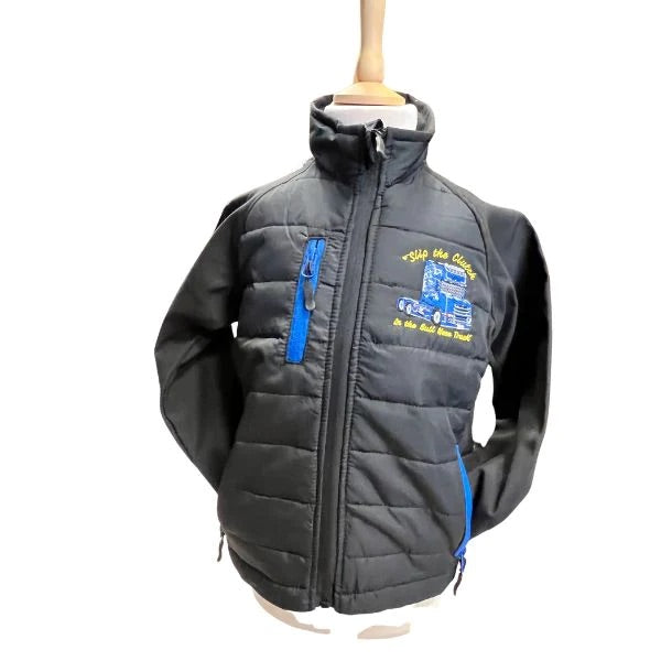 Kids Embroidered softshell/Padded Jacket