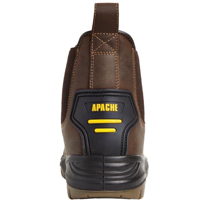 AP715SM Brown Safety Dealer Boot