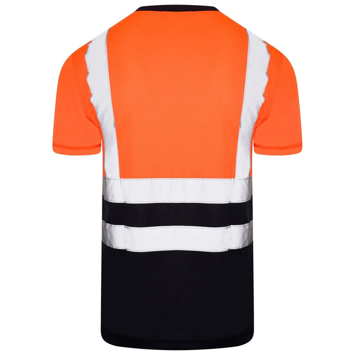 ISO 20471 Class 2 T-Shirt Orange/Navy