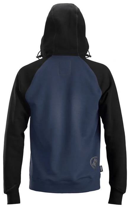 Logo Full Zip Hoodie Navy
